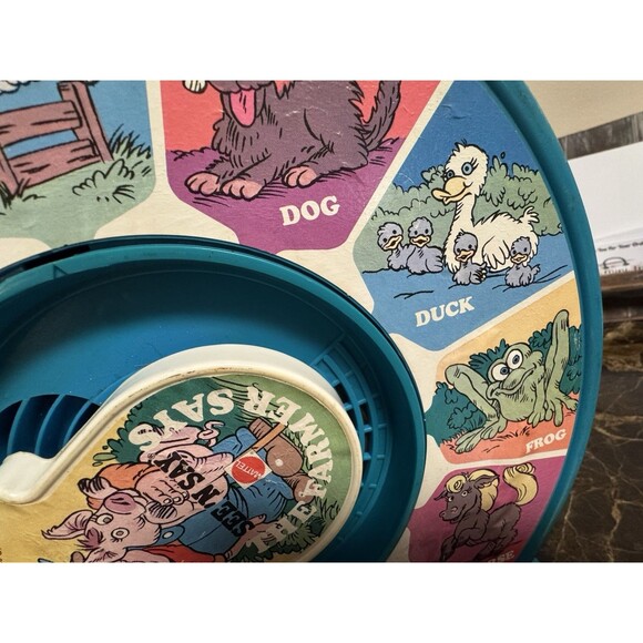 Vintage 1989 Mattel See’n Say The Farmer Says Toy Works - Picture 14 of 16